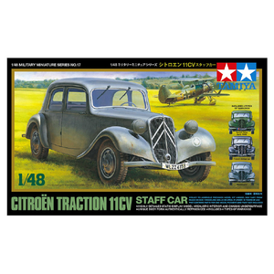 タミヤ 1/48 シトロエン 11CV スタッフカー 1/48 ミリタリーミニチュアシリーズ No.17 ﾀﾐﾔM48 ｼﾄﾛｴﾝ 11CVｽﾀﾂﾌｶｰ-イメージ3