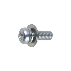 トラスコ中山 TRUSCO　ナベ頭組込ネジ　三価白P－3　サイズM5X12　45本入 B750-0512-イメージ1