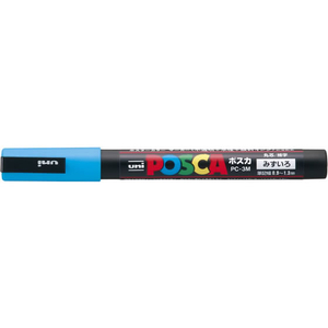 三菱鉛筆 ポスカ 細字 水色 F801799-PC-3M.8-イメージ1