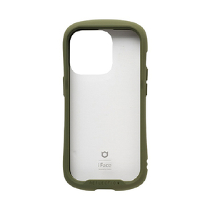 Hamee iPhone 14 Pro用ハイブリッドケース IFACE REFLECTION カーキ 41-945179-イメージ1
