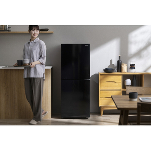 アイリスオーヤマ 【右開き】153L 2ドア 冷凍冷蔵庫 ブラック IRSN-HF15A-B-イメージ10