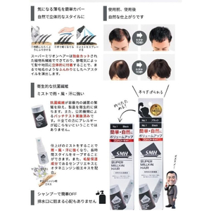 ルアン スーパーミリオンヘアコンパクトセットブラック 10g FCE249S-イメージ6