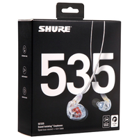 SHURE SE535-CL-A 高遮音性イヤフォン SEイヤホンシリーズ クリアー