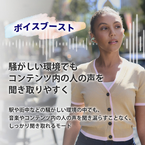 SONY イヤーカフ型ワイヤレスイヤフォン オープンイヤー LinkBuds Clip ラベンダー WF-LC900 V-イメージ8