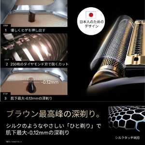ブラウン 4枚刃シェーバー グラフファイトダスク NEVO11010C-イメージ4