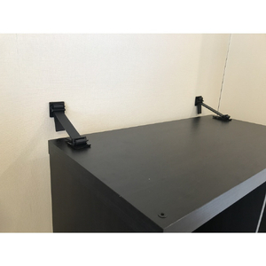 トラスコ 地震対策　転倒防止ゴムベルト（２本入）ブラック FPRB-BK-イメージ3