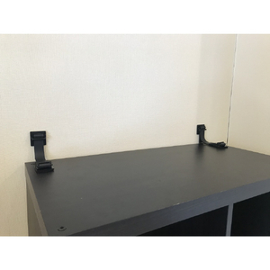 トラスコ 地震対策　転倒防止ゴムベルト（２本入）ブラック FPRB-BK-イメージ4