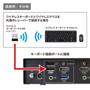サンワサプライ 4K対応HDMIパソコン自動切替器(2：1) SW-KVM2U3HD-イメージ8