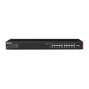 Buffalo BS-GS2016P（16ポート ギガビット スイッチ） Amazon | BUFFALO レイヤー2 Giga PoE スマートスイッチ 16