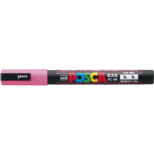 三菱鉛筆 ポスカ 細字 桃 F801800-PC-3M.13-イメージ1