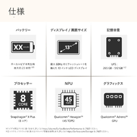 マイクロソフト EP2-30351 Surface Laptop 13 インチ(Snapdragon X