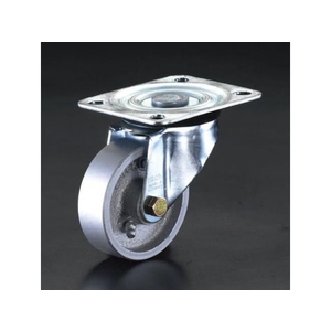 エスコ キャスター 自在金具 スティール車輪 250mm FCY9553-EA986NA-250-イメージ1