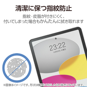 エレコム iPad(A16) (第10世代)用フィルム 指紋防止 反射防止 TB-A25RFLFA-イメージ5