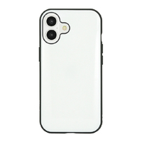 グルマンディーズ iPhone 16用耐衝撃ケース IIIIfit ホワイト IFT-171WH