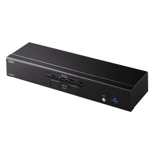 サンワサプライ SW-KVM4U3HD 4K対応HDMIパソコン自動切替器(4：1