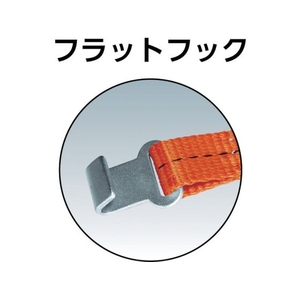 トラスコ中山 TRUSCO ベルト荷締機 38mm幅 500kg フラットフック 0.54.51-フラットフックタイプ FC580HH-7681372-イメージ2