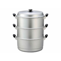 北陸アルミニウム 北陸アルミ/ホクア スチームクッカー 二重セット 33cm 二重セット33cm FCK8797-057250003