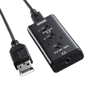 サンワサプライ USBオーディオ変換アダプタ(4極ヘッドセット用) MM-ADUSB4N-イメージ11