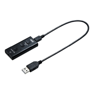 サンワサプライ USBオーディオ変換アダプタ(4極ヘッドセット用) MM-ADUSB4N-イメージ7