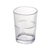 エンテック スクエアタンブラー 260ml ナチュラル(透明) トライタン FC71926-TR-841N