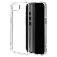 ラスタバナナ iPhone 16e用ハイブリッドケース TPU×PC クリア 8688IP5EHPCL