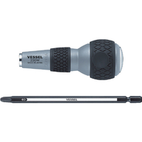 ベッセル（ＴＮ） ボールグリップ差替貫通ドライバー　Ｎｏ．２３０Ｗ－３（＋３） VESSEL ボールグリップ差替貫通ドライバー 230W-3
