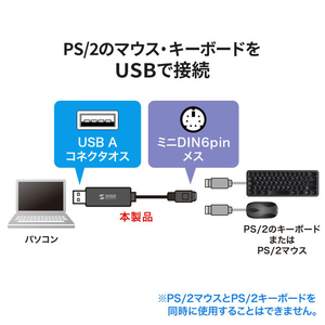 サンワサプライ USB-PS/2変換コンバータ USB-CVPS5-イメージ3