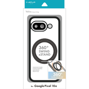 MSソリューションズ Google Pixel 10a用 耐衝撃ハイブリッドケース 「Velta mag swing」 ブラック LN-26SP1UKHMSBK-イメージ1