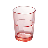 エンテック スクエアタンブラー 260ml ピンク トライタン FC71927-TR-841P