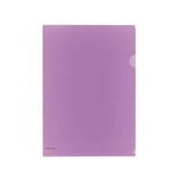 リヒトラブ カラークリヤーホルダー A4 藤 50枚 FC39967-F78-10