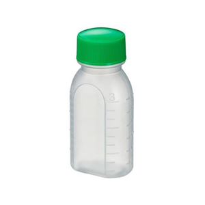 エムアイケミカル 投薬瓶PPB(滅菌済)少数包装 プラスチック薬瓶 08-2850-2603 キャップ:緑 30CC(20ポンイリ) FCF630Y-08-2850-2603-イメージ1