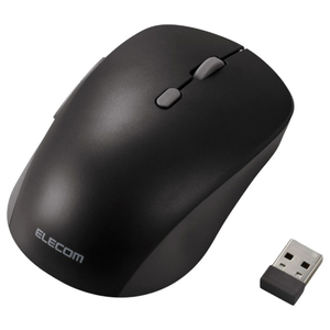 エレコム OSMOD Six USB無線/Bluetooth 静音マウス [6ボタン/Mサイズ] ブラック M-MY30MBSBK-イメージ1