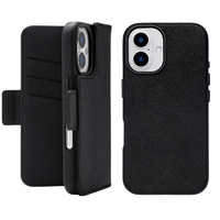 ユニケース iPhone 16用2Way Mag Flip Case ブラック UNI-CSDIP24M-2MFBK