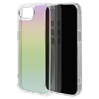 ラスタバナナ iPhone 16e用ハイブリッドケース TPU×PC オーロラクリア 8689IP5EHPCL