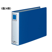 コクヨ チューブファイル〈エコツインR〉A4ヨコ とじ厚50mm 青 4冊 1箱(4冊) F833618-ﾌ-RT655B