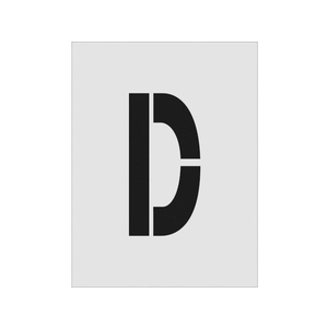 アイマーク ステンシル D 文字サイズ250×125mm FC267JE-8186151-イメージ1