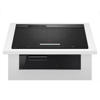 三菱 ビルトイン(3口IH対応)IHクッキングヒーター CROSS+TOP マットブラック CS-R20A7-B