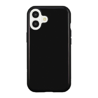 グルマンディーズ iPhone 16用耐衝撃ケース IIIIfit ブラック IFT-171BK