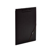 リヒトラブ SMART FIT クリップファイル A4タテ 短辺とじ ブラック F114262-F-7560-24