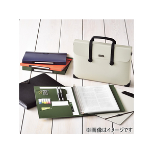 リヒトラブ SMART FIT クリップファイル A4タテ 短辺とじ ブラック F114262-F-7560-24-イメージ3