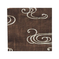 江部松商事 EBM/和風コースター 10枚入 B0046 観世水 茶 FC738KY-0234100