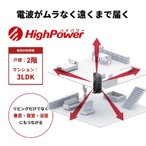 BUFFALO 無線LAN親機 11ax/ac/n/a/g/b 1201+573Mbps ブラック WSR-1800AX4B-BK-イメージ5