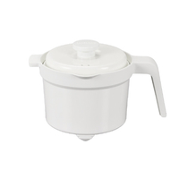 MUK 電子レンジ専用調理器具 レンジメート マグポット ホワイト MCS003A-CW