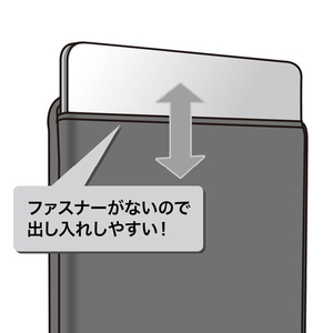 サンワサプライ Mac Book用プロテクトスーツ(13インチ) ブラック IN-MACPR13BK-イメージ3