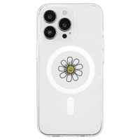 AKAN iPhone 14 Pro用MagSafe対応クリアケース デイジー AK23521I14P
