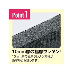 セキセイ 超厚クッションケース ブラック FC664NZ-AZ-1385-60-イメージ3