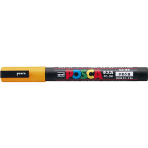 三菱鉛筆 ポスカ 細字 山吹 F801803-PC-3M.3-イメージ1