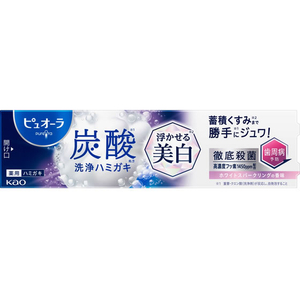 KAO ピュオーラ 炭酸ハミガキ 浮かせる美白 95g FCJ937V-イメージ2
