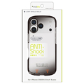 トリニティ iPhone 17 Pro用[LIGHT SHIELD Solid] 超精密設計 衝撃吸収 ハイブリッドクリアケース クリア×ブラック TR-IP25M3-LDSL-CLBK