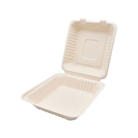 パックスタイル バガス容器 新BBランチ 200-220 50枚 FC348SH-00675730